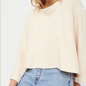 Free People - I Can't Wait Sweater in Cream